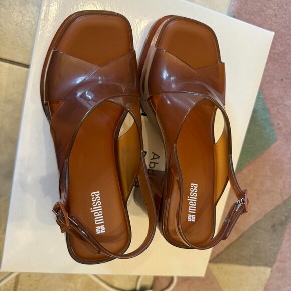 Melissa dance heels size 8 / 39. Worn inside on carpet that’s it - Picture 3 of 4